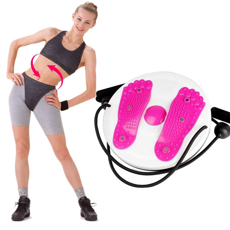 Magnet Massage Board Home Fitness Equipment Twisted Waist Disk With Drawstring, Magnet Massage Board With Drawstring(Red), Magnet Massage Board With Drawstring(Pink), Magnet Massage Board With Drawstring(Purple)