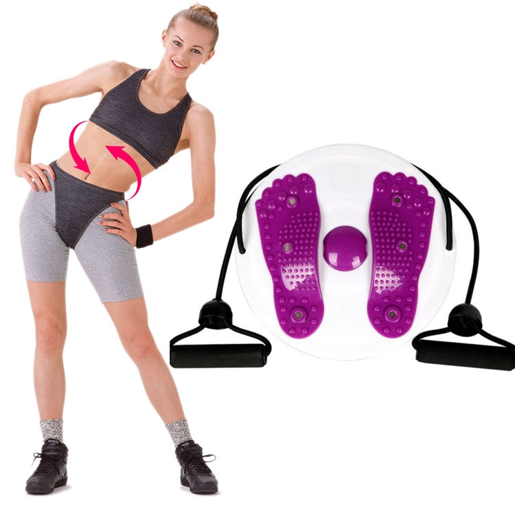Magnet Massage Board Home Fitness Equipment Twisted Waist Disk With Drawstring, Magnet Massage Board With Drawstring(Red), Magnet Massage Board With Drawstring(Pink), Magnet Massage Board With Drawstring(Purple)