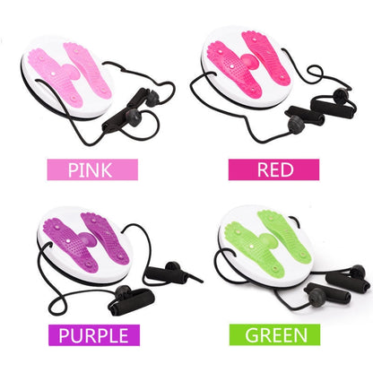 Magnet Massage Board Home Fitness Equipment Twisted Waist Disk With Drawstring, Magnet Massage Board With Drawstring(Red), Magnet Massage Board With Drawstring(Pink), Magnet Massage Board With Drawstring(Purple)