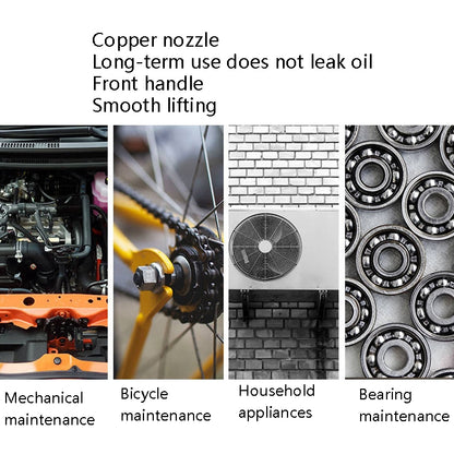 4 PCS CY-0085 Home Long Mouth Injection Device Machine Oil Pot Manual Lubrication Gear Oil Filler, Style:, Transparent 250ml, Metal 300ml, Metal 500ml