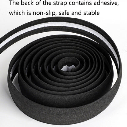 WEST BIKING YP1602782 Bicycle Bells With Supernouncing EVA Back Rubber Band Bell Combination Set, Black Tape + Black Bell, Red Tape + Black Bell, Colored Tape + Black Bell, White Black Gray Tape + Black Bell