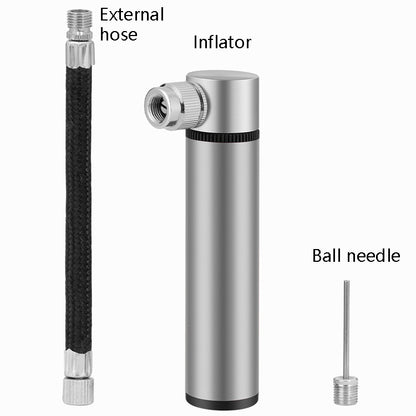Bicycle Small Aluminum Alloy Pump Portable Mini Basketball Feeding Tube, Aluminum Alloy Pump(Black), Aluminum Alloy Pump(Red), Aluminum Alloy Pump(Blue), Aluminum Alloy Pump(Silver), Aluminum Alloy Pump(Golden)