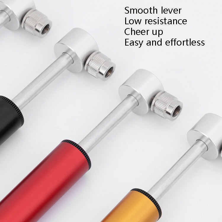 Bicycle Small Aluminum Alloy Pump Portable Mini Basketball Feeding Tube, Aluminum Alloy Pump(Black), Aluminum Alloy Pump(Red), Aluminum Alloy Pump(Blue), Aluminum Alloy Pump(Silver), Aluminum Alloy Pump(Golden)