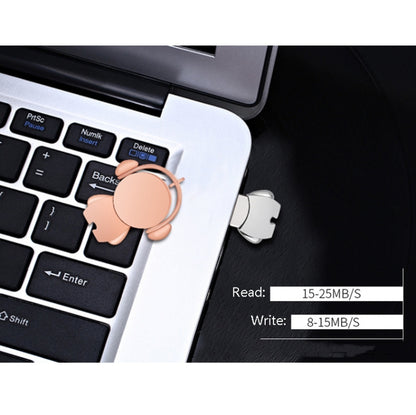 Y01 Metal Musician Car Cartoon Style U Disk, 8GB, 16GB, 32GB, 64GB, 128GB