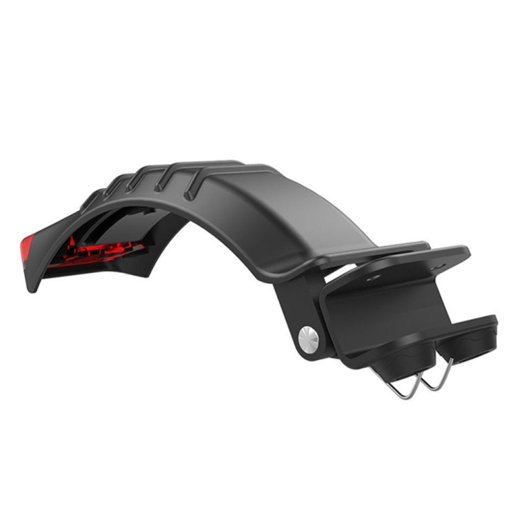 For 5 inch / 5.5 inch / 6.5 inch Electric Scooter Carbon Fiber Aluminum Alloy Rear Fender with LED Tail Light