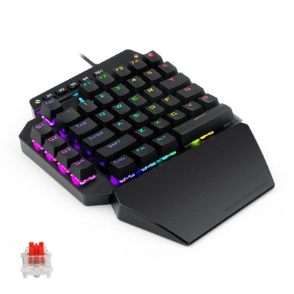 K700 44 Keys RGB Luminous Switchable Axis Gaming One-Handed Keyboard, Cable Length: 1m, Blue Shaft, Tea Shaft, Black Shaft, Red Shaft