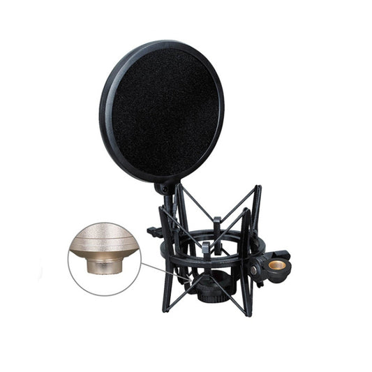 Microphone Shockproof Bracket Condenser Microphone Blowout Cover Set, SH-101