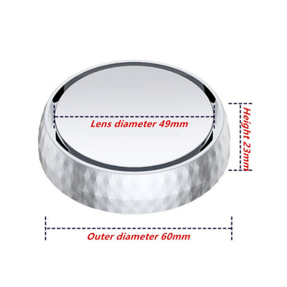 Repeated Disassembly Absorbing Car Back Vision Reversing Small Round Mirrors, Color:, Black, Silver