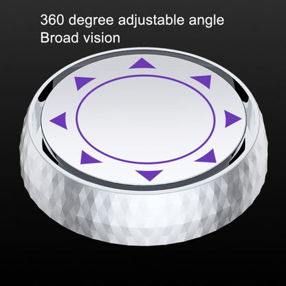 Repeated Disassembly Absorbing Car Back Vision Reversing Small Round Mirrors, Color:, Black, Silver