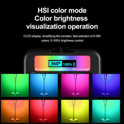 N69 2500-9000K+RGB Camera Fill Light Small Full Color Photography Light Portable Handheld Night Light LED Pocket Light, N69