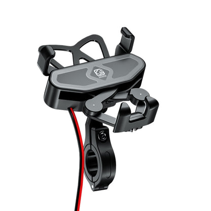 Kewig Motorcycle Electric Car Mobile Phone Navigation Waterproof Bracket, M10 2.4A Charging Version, M10-S