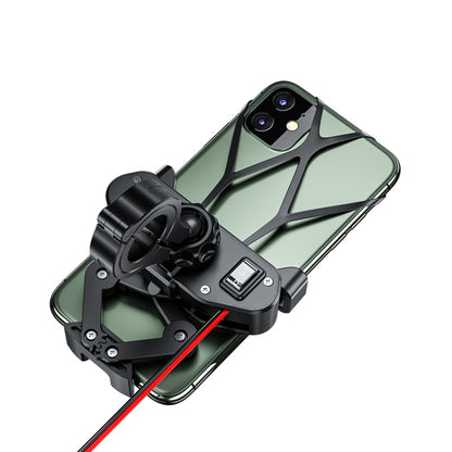 Kewig Motorcycle Electric Car Mobile Phone Navigation Waterproof Bracket, M10 2.4A Charging Version, M10-S