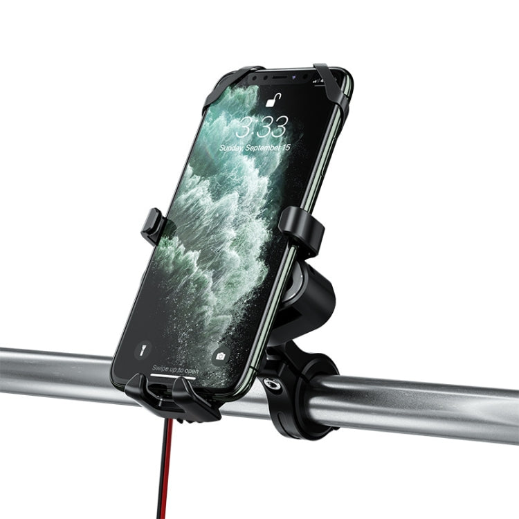 Kewig Motorcycle Electric Car Mobile Phone Navigation Waterproof Bracket, M10 2.4A Charging Version, M10-S