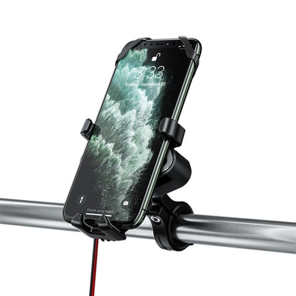 Kewig Motorcycle Electric Car Mobile Phone Navigation Waterproof Bracket, M10 2.4A Charging Version, M10-S