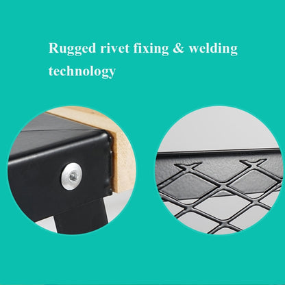 CLS Outdoor Folding Mesh Table Camping Iron Folding Table Portable Barbecue Rack Car Camping Rack
