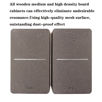 Edifier R1200TII Computer Wooden Audio Notebook Subwoofer, US Plug, R1200TII Wood Grain