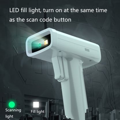 Deli Express Single Scanner Cashier Scanner, Specification:, White Wired