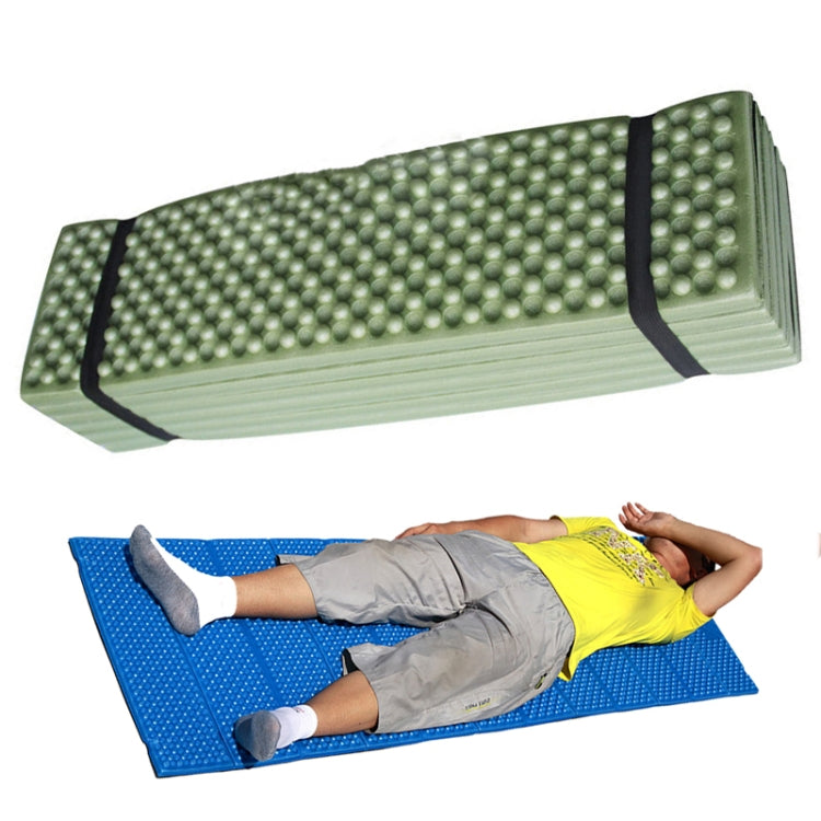 Outdoor Egg Nest Folding Moisture-Proof Pad Thickening Nap Mat Portable Camping Mat, 188x61x2cm Red, 188x61x2cm Blue, 188x61x2cm Army Green