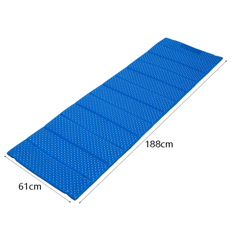 Outdoor Egg Nest Folding Moisture-Proof Pad Thickening Nap Mat Portable Camping Mat, 188x61x2cm Red, 188x61x2cm Blue, 188x61x2cm Army Green