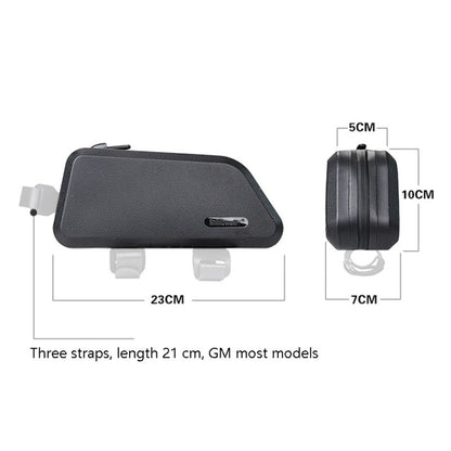 Rhinowalk K30 Waterproof Bicycle Top Tube Package Mountain Bike Hard Shell Front Beam Bag, K30