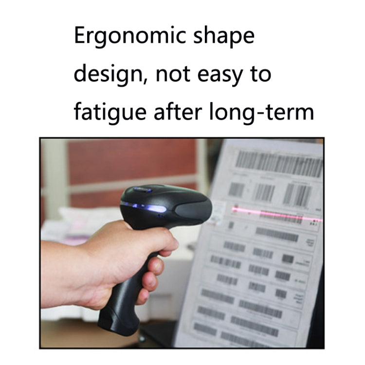 NETUM F6 Anti-Slip And Anti-Vibration Barcode Scanner, Model: Wired Red Light, Wired Laser, Wireless Laser, Wired Red Light, Wireless Red Light