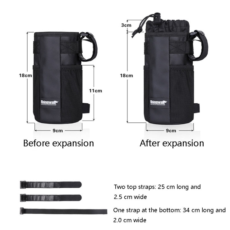 Rhinowalk RK9100B Riding Insulation Water Bottle Bag Portable Bicycle Kettle Tool Package, RK9100B