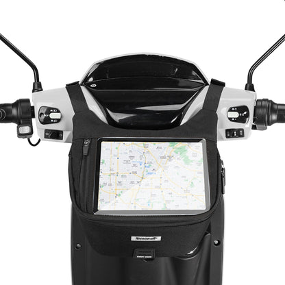Rhinowalk X21923 Bicycle Front Hanging Bag Multi-Function Bike Waterproof Front Bag, X21923 (Matte Green), X21923 (Full Black)