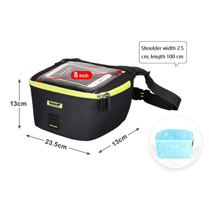 Rhinowalk X21923 Bicycle Front Hanging Bag Multi-Function Bike Waterproof Front Bag, X21923 (Matte Green), X21923 (Full Black)