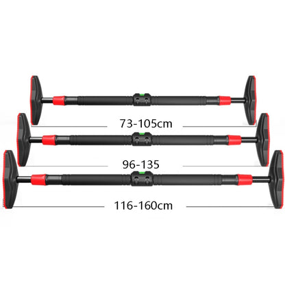 Punch-free Home Wall Indoor Horizontal Bar Pull-up Device Fitness Equipment, With Spirit Level, Short, With Spirit Level, Middle, With Spirit Level, Long