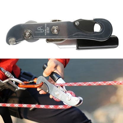 XINDA XD8604 Outdoor Hand Control Climbing Stop Descender Rappelling Descender, XINDA XD8604 (Silver)