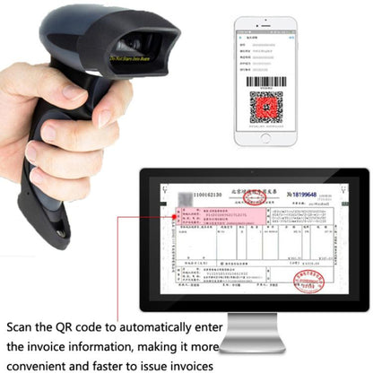 NETUM Supermarket Express Barcode QR Code Scanner, Specification:, Wired, Wireless, M8 Wireless