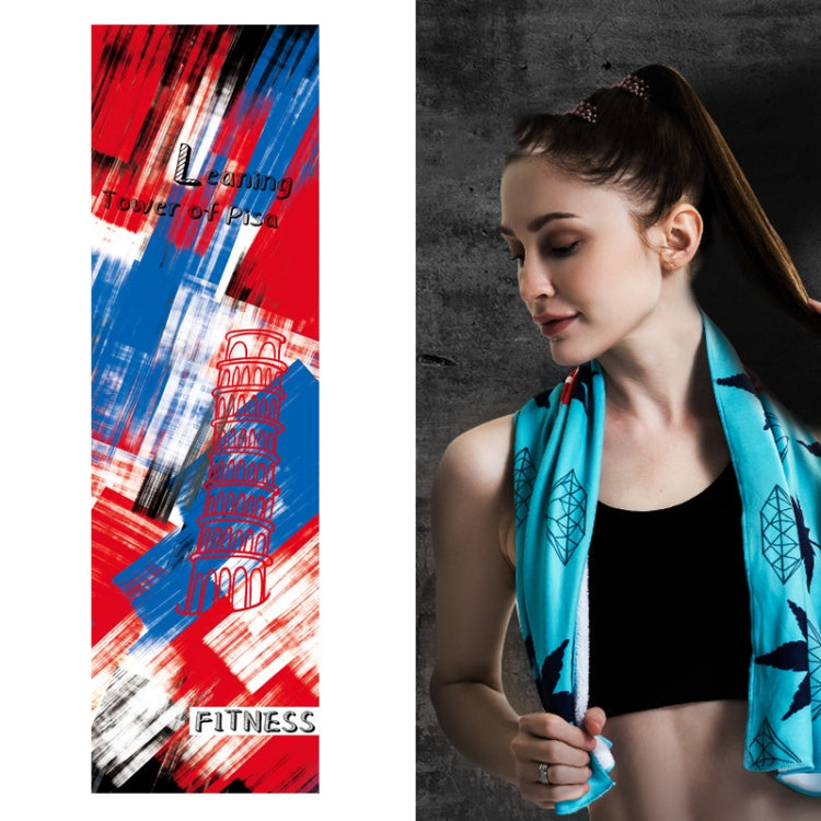 Fitness Cold Towel Outdoor Sports Cooling Quick-Drying Towel, Size: 100 x 30cm, Quick-Drying Towel, Size: 100 x 30cm(Greenery), Quick-Drying Towel, Size: 100 x 30cm(Maple), Quick-Drying Towel, Size: 100 x 30cm(Sky)