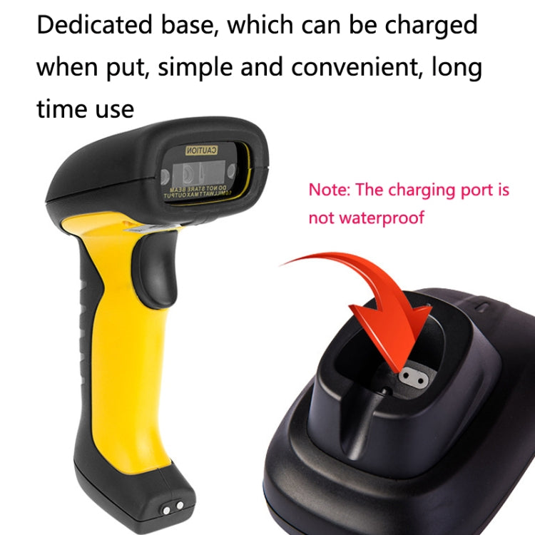 NETUM DPM Waterproof Industrial Barcode Scanner With Storage Barcode QR Code Scanner, Specification :, Wireless
