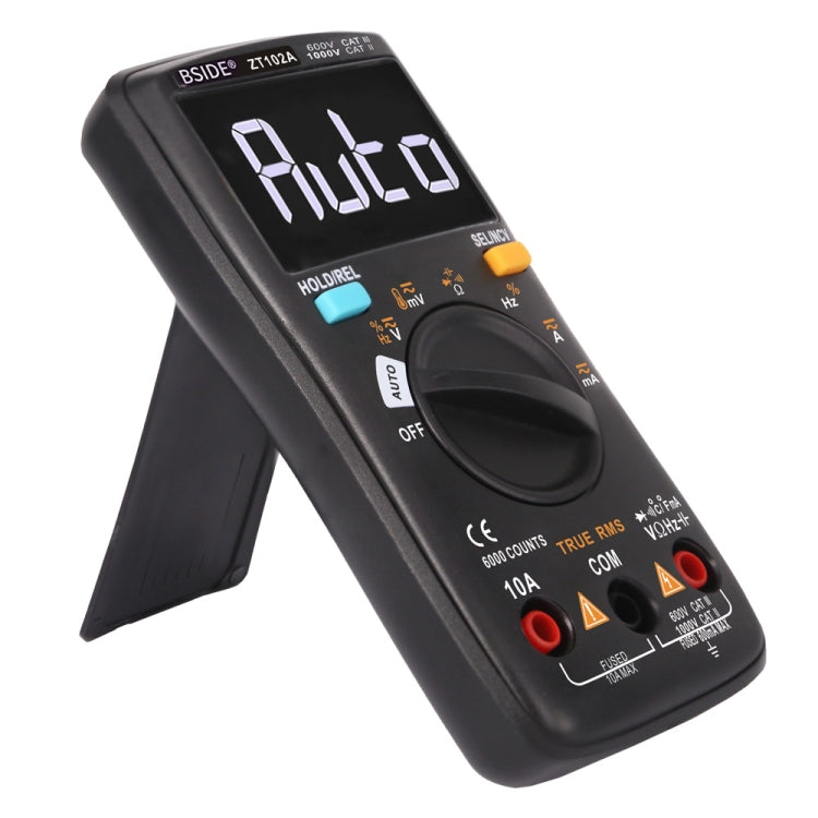 BSIDE ZT102A LCD Display 6000 Words AUTO Intelligent Gear Automatic Range Digital Multimeter, ZT102A