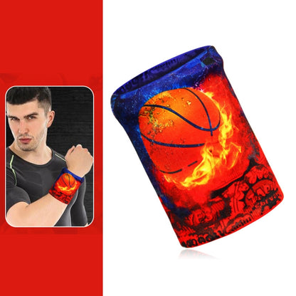 Sports Fitness Elastic Wristbands Absorbing Sweat Playing Ball Riding Wiping Sweat Cold Wristbands, S, M