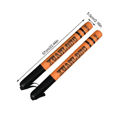 1 Pair XUANLONG PU Boxing Stick Target Sanda Stick Taekwondo Speed Training Equipment Fighting Reaction Target, Length: 57 Cm, 1 Pair Fluorescent Green, 1 Pair Cool Pink, 1 Pair Brightening Orange