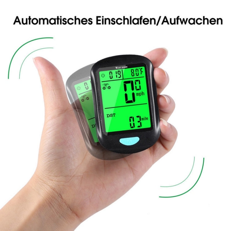 WEST BIKING Mountain Road Bike Wireless Code Meter Multi-Function Interface Riding Speedometer, YP0702083