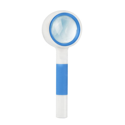 Hand-Held Reading Magnifier Glass Lens Anti-Skid Handle Old Man Reading Repair Identification Magnifying Glass, 37mm 16 Times (Black White), 37mm 16 Times (Blue White), 50mm 7 Times (Black White), 50mm 7 Times (Blue White), 65mm 6 Times (Black White)