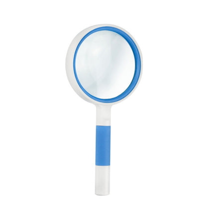 Hand-Held Reading Magnifier Glass Lens Anti-Skid Handle Old Man Reading Repair Identification Magnifying Glass, 37mm 16 Times (Black White), 37mm 16 Times (Blue White), 50mm 7 Times (Black White), 50mm 7 Times (Blue White), 65mm 6 Times (Black White)