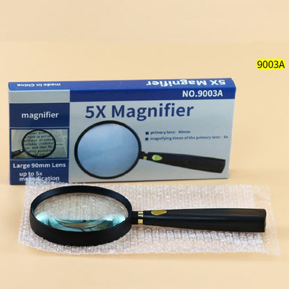 Children Science Education Elderly Reading Hand-Held Magnifying Glass, Specification: 110mm, 2pcs(90mm), 2pcs(75mm), 2pcs(110mm)