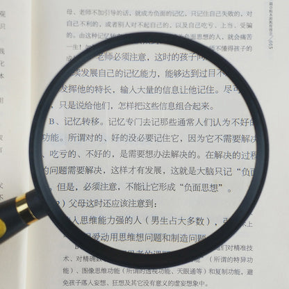 Children Science Education Elderly Reading Hand-Held Magnifying Glass, Specification: 110mm, 2pcs(90mm), 2pcs(75mm), 2pcs(110mm)