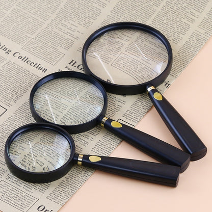 Children Science Education Elderly Reading Hand-Held Magnifying Glass, Specification: 110mm, 2pcs(90mm), 2pcs(75mm), 2pcs(110mm)