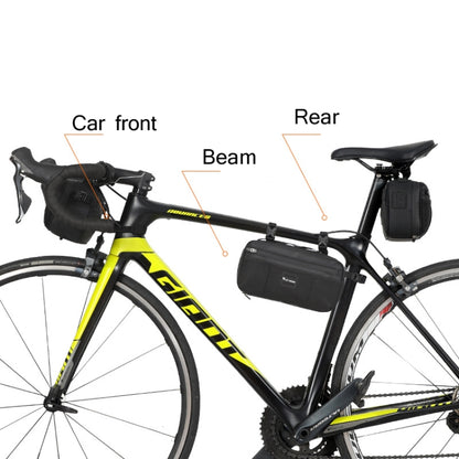 WEST BIKING 3L Bicycle Front Beam/Saddle Tail Bag Riding Diagonal Belt Bag, 3L