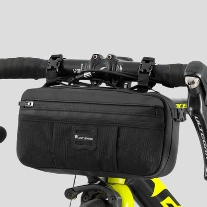 WEST BIKING 3L Bicycle Front Beam/Saddle Tail Bag Riding Diagonal Belt Bag, 3L