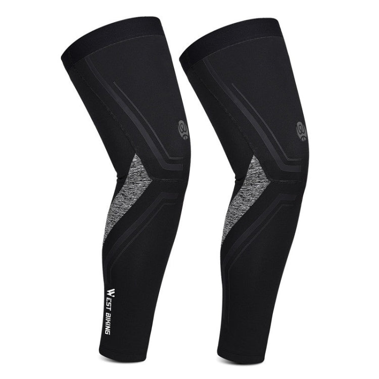 WEST BIKING Autumn & Winter Cycling Warmth Velvet Cold-Proof Leg Cover Outdoor Sports Equipment, Size：, M, L, XL