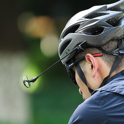 WEST BIKING Mountain Road Bike Helmet Mini Reflective Convex Rearview Mirror, Convex Rearview Mirror