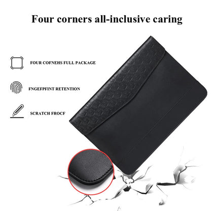Horizontal  Embossed Notebook Liner Bag Ultra-Thin Magnetic Holster, 11 -12 inch, 13-14 inch, 14-15 inch, 13 inch