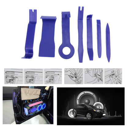 7 PCS Car Audio Conversion Tool DVD Audio Door Panel Disassembly Instrument Panel Disassemble Set Tool, 7 In 1