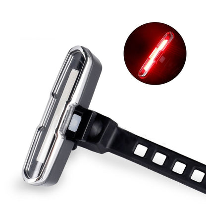 Bicycle Light USB Charging LED Warning Light Night Riding COB Tail Light, Specification:, 7505C Red White Blue Light, 7505A Single Red Light, 7505B Red White Light, 7505 Red Blue Light