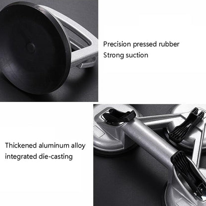 Aluminum Heavy-Duty Glass Suction Cup Hardware Tool, Three Claws